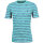 Mode Monte Carlo T-Shirt Rundhals Lagune