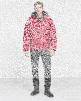 Wellensteyn Herren Winterjacke Starstream, TiSaAirTec, Dragonred