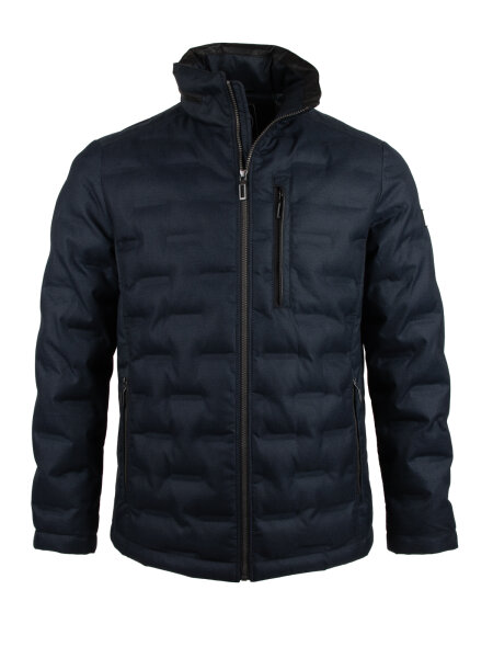 Gate One Herren Winter Steppjacke, dunkelblau