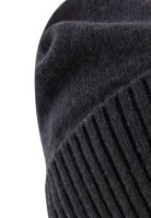 Camel Active Beanie Mütze aus reiner Lammwolle, anthrazit