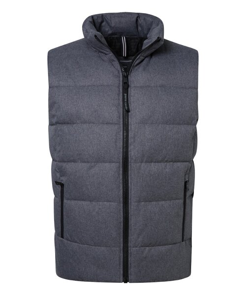 PIERRE CARDIN Herren Weste gesteppt in sharkgray grau