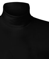 PIERRE CARDIN Herren Langarm Shirt Rolli schwarz