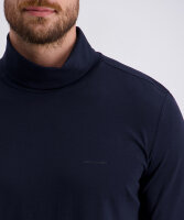 PIERRE CARDIN Herren Langarm Shirt Rolli salute dunkelblau