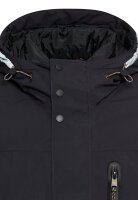 Camel Active Herren Jacke Mantel mit Kapuze, dunkel blau teXXXactive®