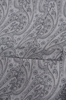 DIGEL Fest/Hochzeit Weste "Lambert" Paisleymuster in Grau Blau