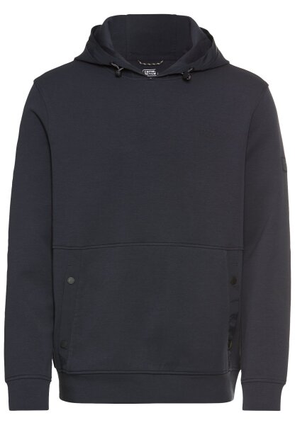 Camel Active Herren Sweatshirt Hoodie mit verstellbarer Kapuze dark navy