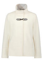 AMBER & JUNE Damen Wollstoff Jacke, hellbeige