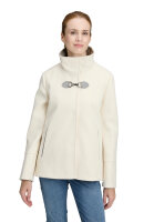 AMBER & JUNE Damen Wollstoff Jacke, hellbeige