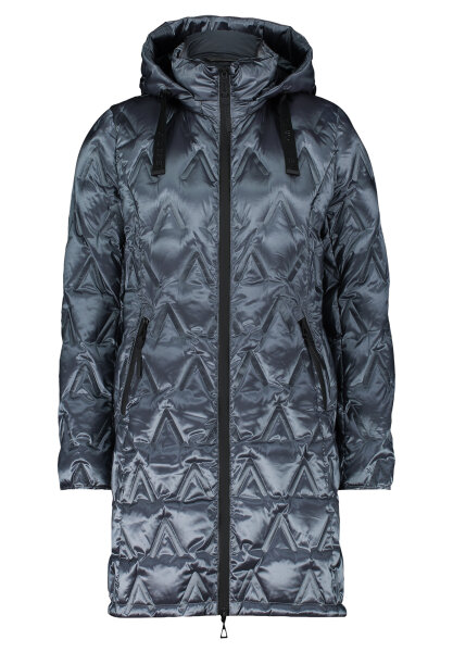 Gil Bret Damen Daunen Winter Mantel mit Kapuze, blau