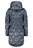 Gil Bret Damen Daunen Winter Mantel mit Kapuze, blau