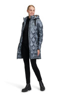 Gil Bret Damen Daunen Winter Mantel mit Kapuze, blau