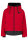 Gil Bret kurze Damen Winterjacke mit Kapuze, rot schwarz