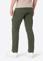 TIMEZONE Herren Hose mit Cargotaschen Regular BenTZ olivgrün minimal