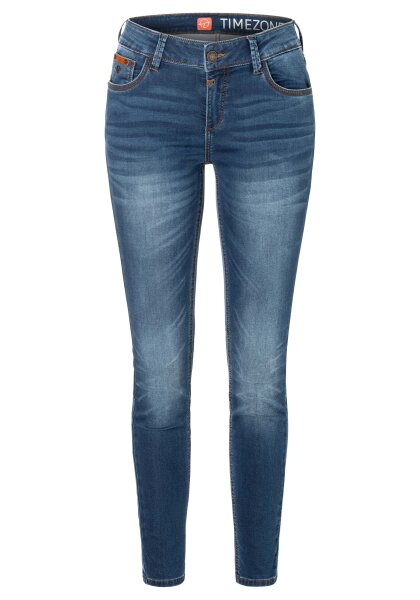 TIMEZONE Damen Jeans Tight AleenaTZ riders blue wash