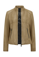 MILESTONE Damen Lederjacke MSMoon im gewaschenen Cognac braun 38