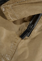 MILESTONE Damen Lederjacke MSMoon im gewaschenen Cognac braun 38