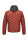 MILESTONE Herren Lederjacke MSAlonso mit Kapuze und Stepp Teracotta