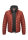 MILESTONE Herren Lederjacke MSAlonso mit Kapuze und Stepp Teracotta