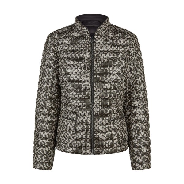 Barbara Lebek Damen Wendejacke Steppjacke schwarz/sand