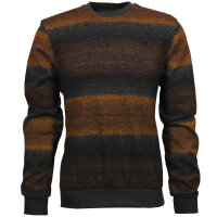 Mode Monte Carlo Sweat-Shirt Rundhals Jeansblau mit Orange