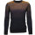 Mode Monte Carlo Edler Herren Pullover Rundhals Marine mit Gelb