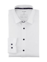 OLYMP 24/7 - Luxor modern fit langarm Hemd weiß 41