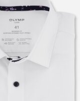 OLYMP 24/7 - Luxor modern fit langarm Hemd weiß 41