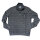 Mode Monte Carlo Sweat-Shirt Troyer Zip Jeansblau