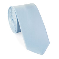 Krawatte Microfaser Classic 5 cm breit hellblau