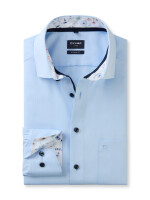OLYMP Luxor modern fit langarm Hemd bleu 40
