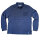 Mode Monte Carlo Sweat-Shirt Polo Knopf konfektionierter Kragen Jeansblau