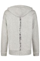 Barbara Lebek Damen Sweatjacke Steel Grau mit...
