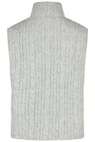 Barbara Lebek Damen Weste zum wenden stone Grau