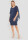 SWING Cocktailkleid mit Überwurf navy Blau 44