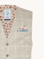 A Fish Named Fred Weste Kariert sand beige