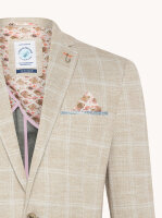 A Fish Named Fred Sakko Blazer Kariert sand beige