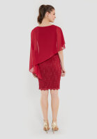 SWING Cocktailkleid mit Überwurf rio red Rot 42