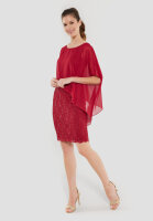 SWING Cocktailkleid mit Überwurf rio red Rot 42