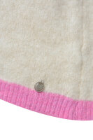 HeartKiss Cardigan With Back Print cream