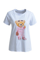 HeartKiss T-Shirt Teddy Print rosé print