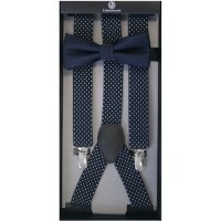 LINDENMANN Festliche Hosenträger Y- Form mit Fliege...