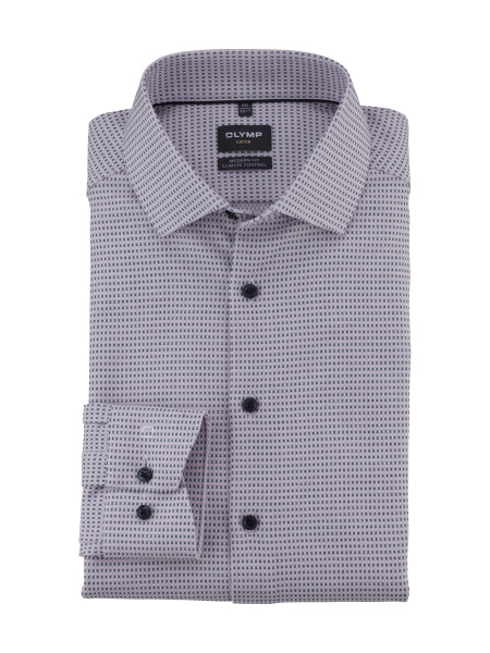 OLYMP 24/7 - Luxor modern fit Langarm Hemd rosé 40
