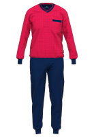GÖTZBURG Herren Schlafanzug Pyjama bedruckt rot chili pepper