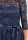 SWING Cocktailkleid aus Spitze und Chiffon navy Blau 36