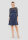 SWING Cocktailkleid aus Spitze und Chiffon navy Blau 36