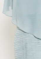 SWING Cocktailkleid mit Überwurf pistazie / silver Grün