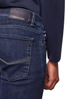 PIERRE CARDIN Herren Jeans dunkelblau dark blue used mustache 35/30