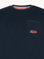 A Fish Named Fred T-Shirt Rundhals pool Navy blau XXL