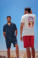 A Fish Named Fred T-Shirt Rundhals desert mirage Off-White XL