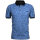 Mode Monte Carlo Polo-Shirt Knopf Strickkragen Hellblau M
